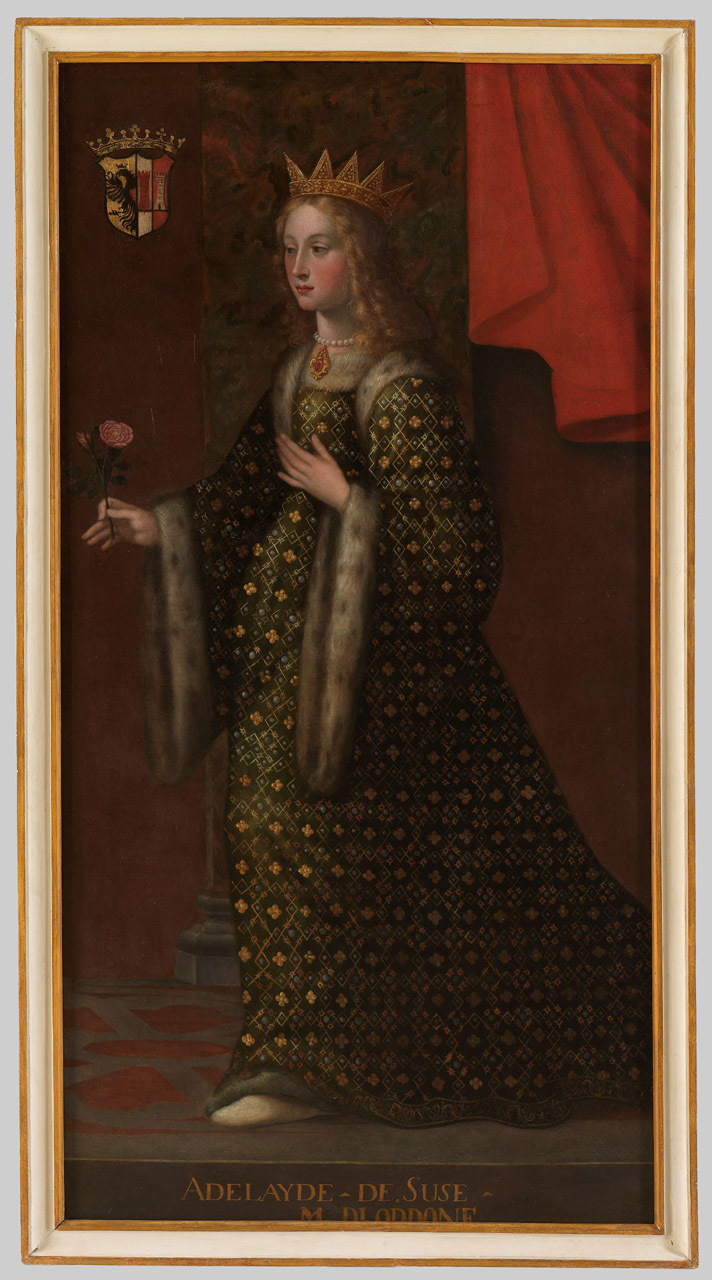 ritratto di Adelaide di Susa (dipinto) - ambito piemontese (prima metà sec. XVII)