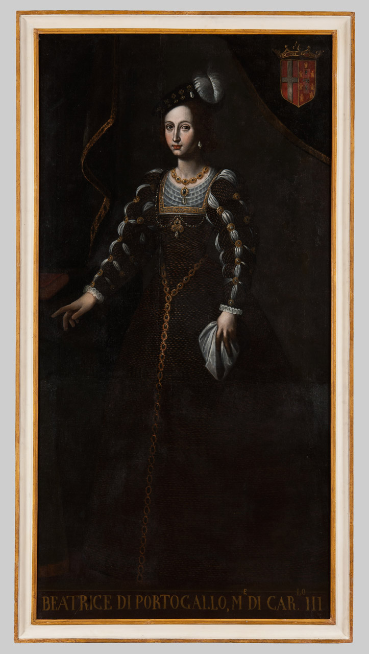 ritratto di Beatrice di Portogallo (dipinto) - ambito piemontese (prima metà sec. XVII)