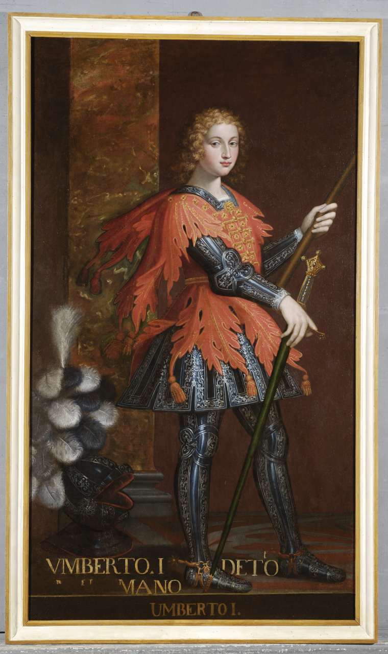 ritratto di Umberto I° Biancamano (dipinto) - ambito piemontese (prima metà sec. XVII)