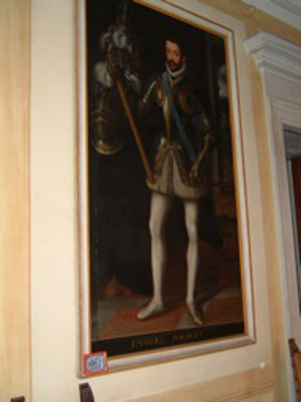 ritratto di Emanuele Filiberto (dipinto) - ambito piemontese (prima metà sec. XVII)