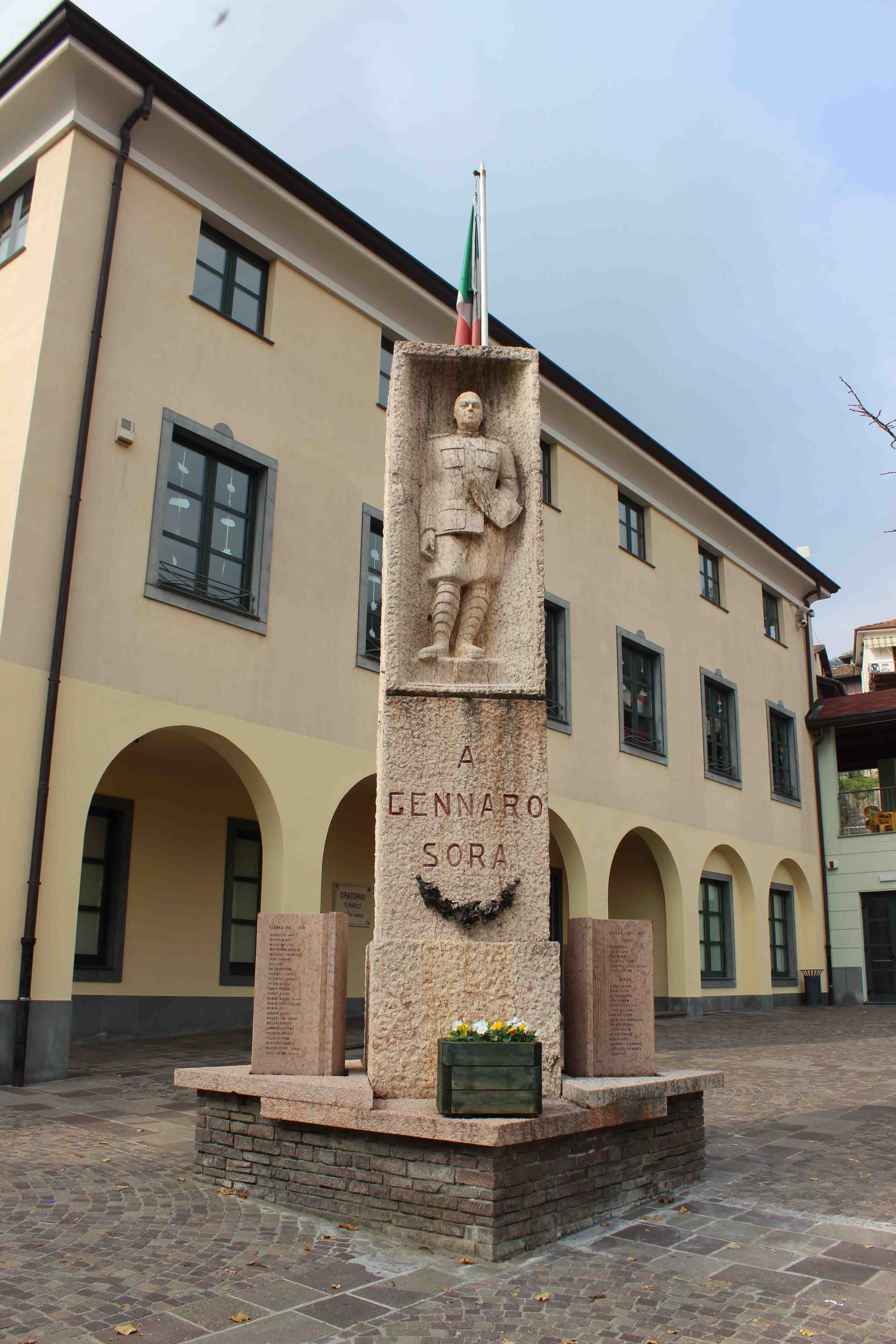 Gennaro Sora (monumento ai caduti - a edicola, opera isolata) - ambito italiano (prima metà sec. XX)