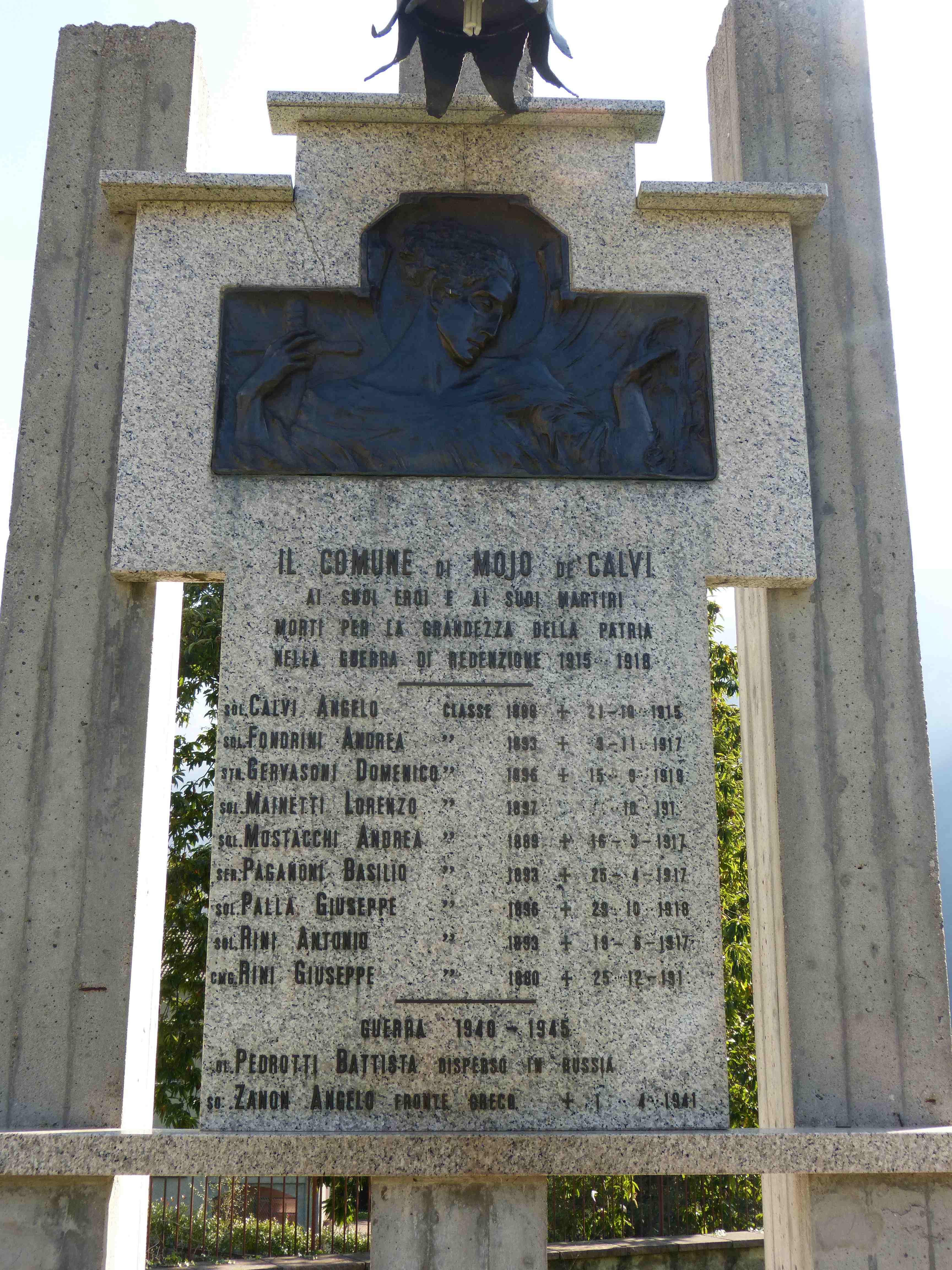 Allegoria della Vittoria (monumento ai caduti - a lapide, opera isolata) - ambito italiano (seconda metà sec. XX)