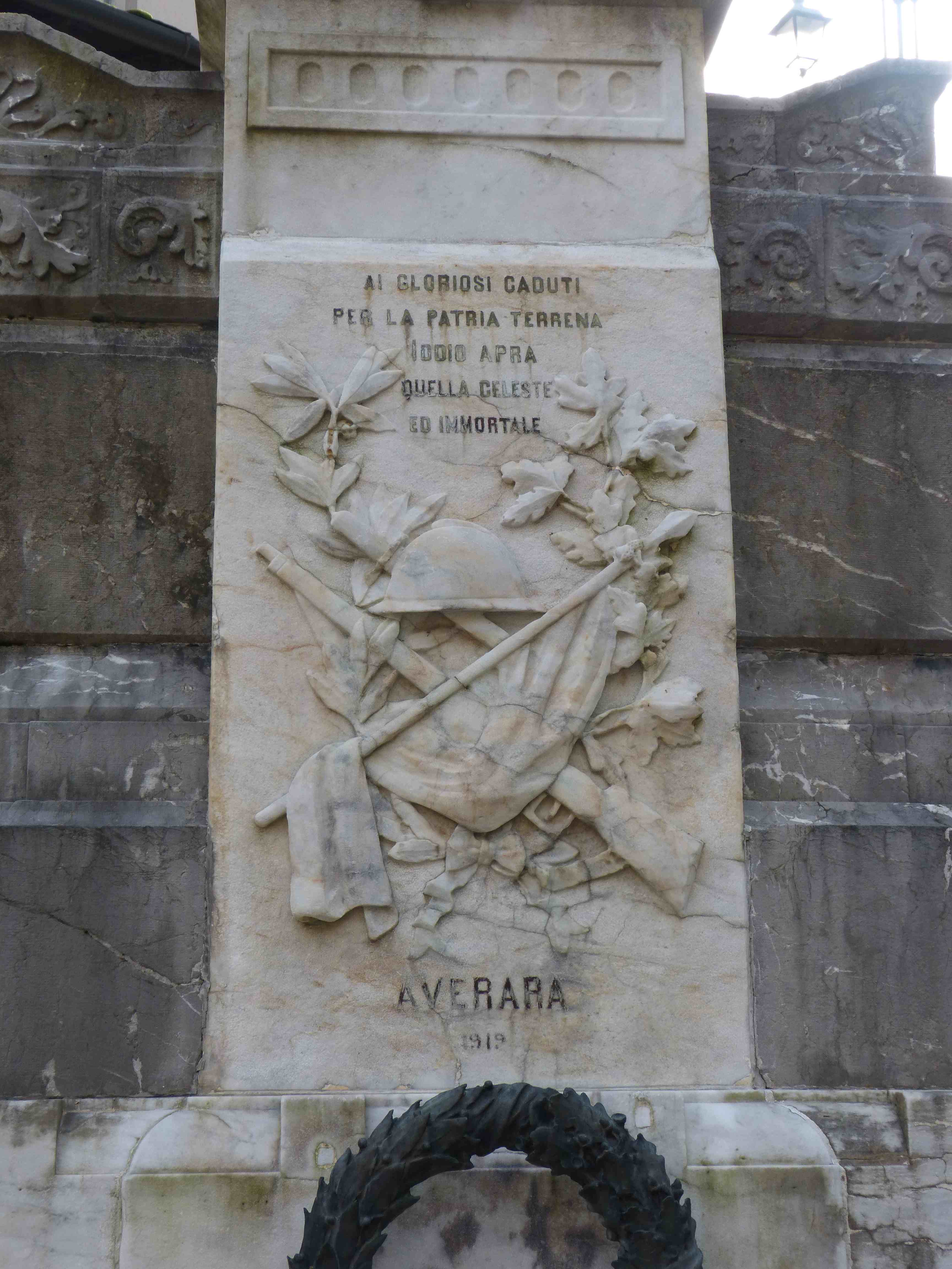 monumento ai caduti - a piramide, opera isolata - ambito italiano (prima metà sec. XX)