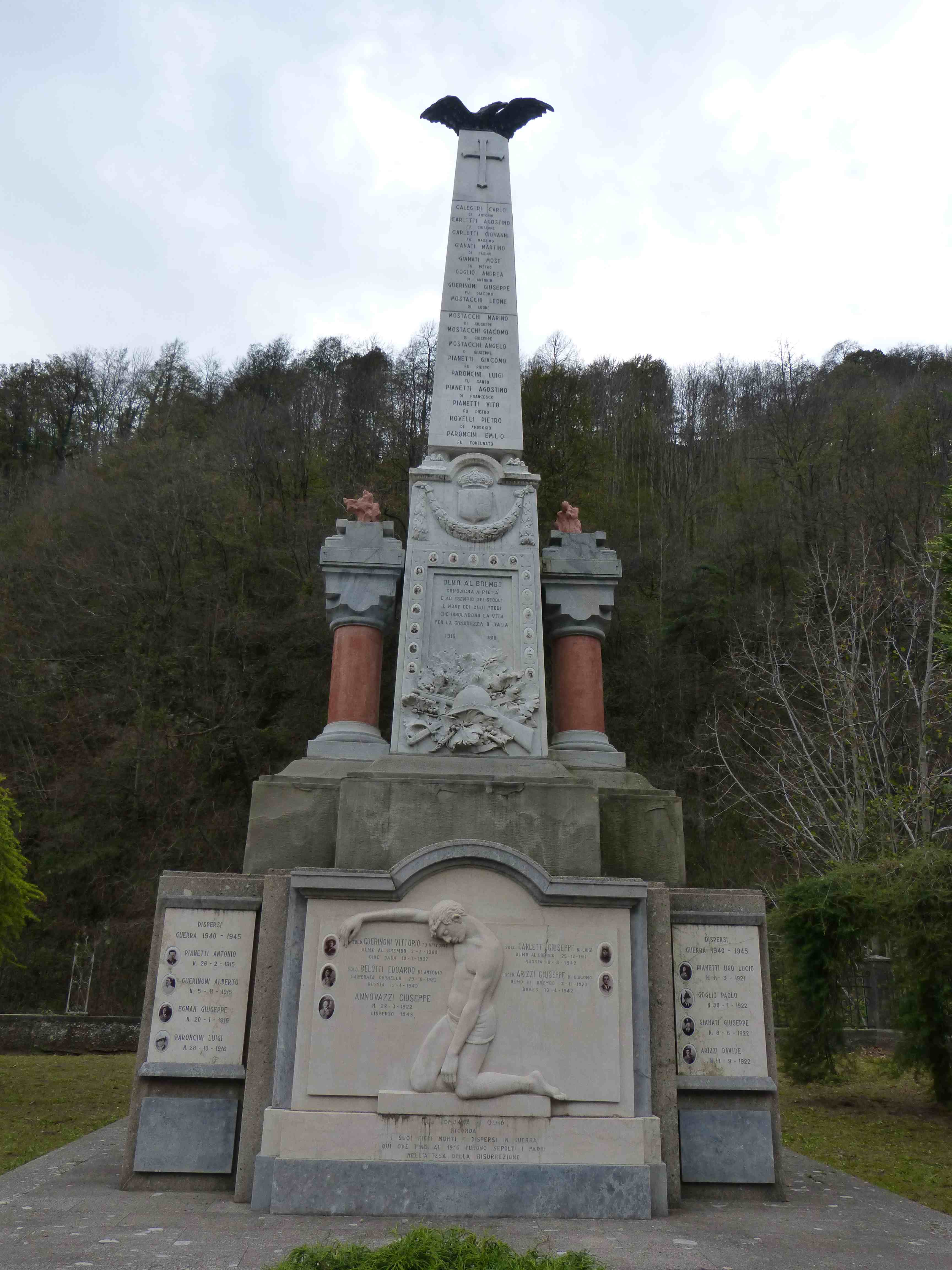 monumento ai caduti - ad obelisco, opera isolata - ambito italiano (prima metà sec. XX)