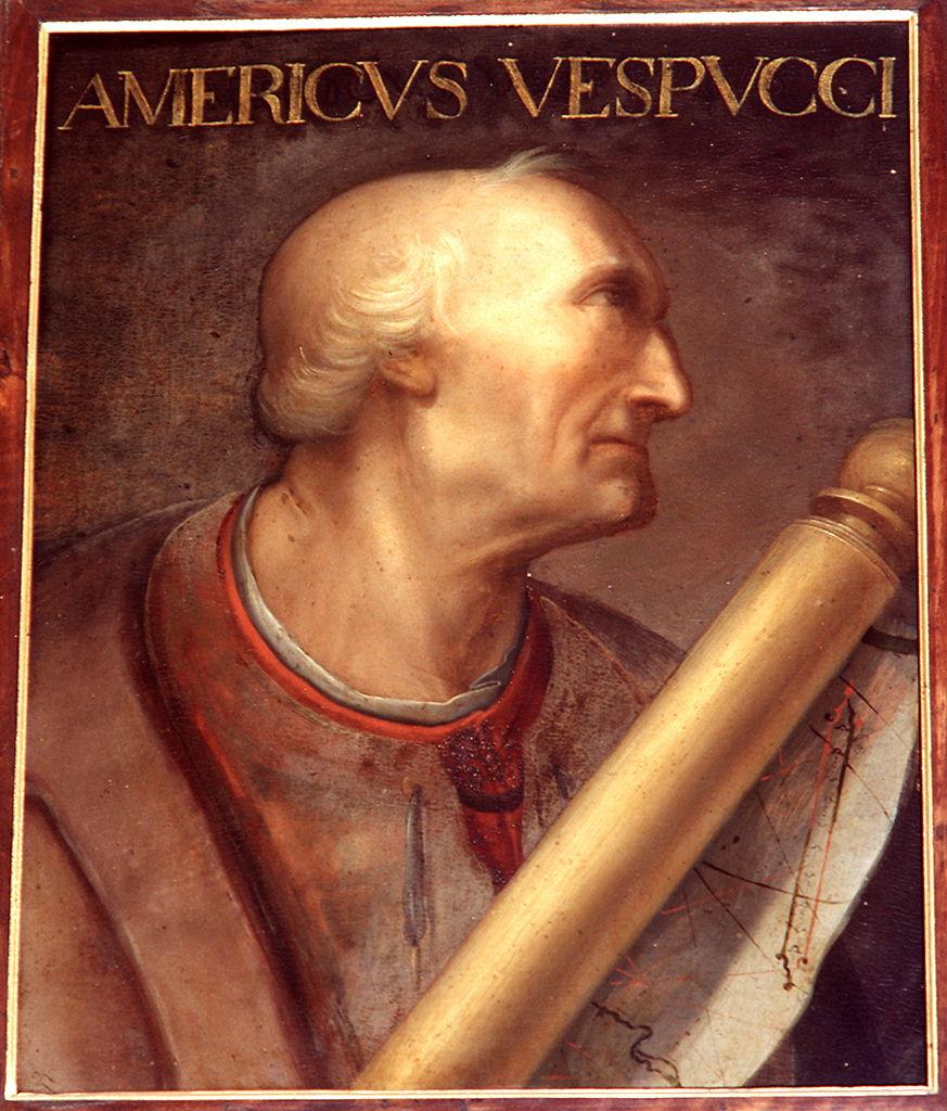 ritratto di Amerigo Vespucci (dipinto) di Dell'Altissimo Cristofano (sec. XVI)