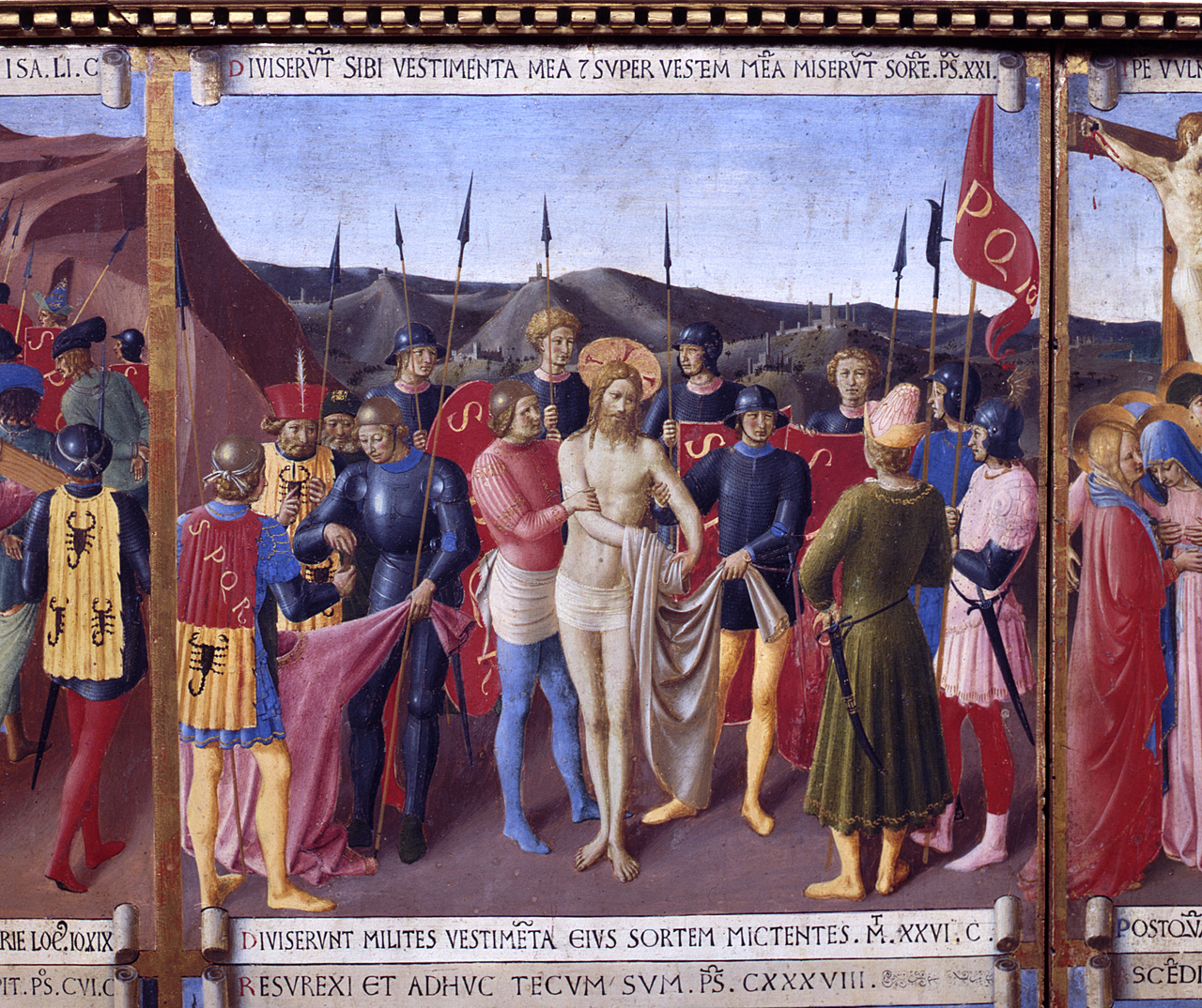 Cristo spogliato delle vesti (dipinto) di Giovanni da Fiesole detto Beato Angelico (e aiuti) (sec. XV) 