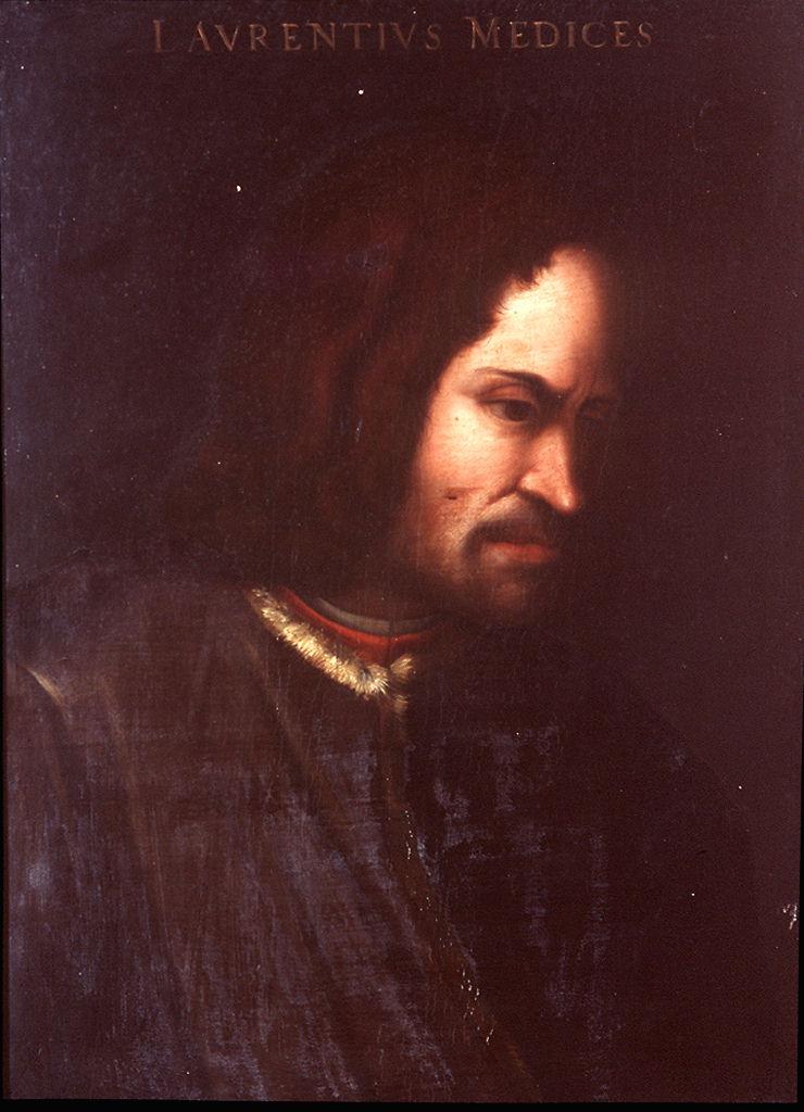 ritratto di Lorenzo il Magnifico de' Medici (dipinto) di Dell'Altissimo Cristofano (sec. XVI)