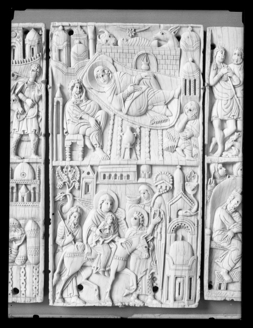 Avori Salernitani, la Natività - Salerno - Museo Diocesano del Duomo (negativo) di Samaritani Ernesto (metà XX)