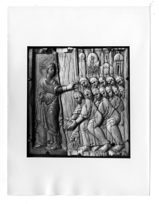 Avori Salernitani, Cristo benedice gli apostoli - Salerno - Museo Diocesano del Duomo (positivo) di Samaritani Ernesto (metà XX)