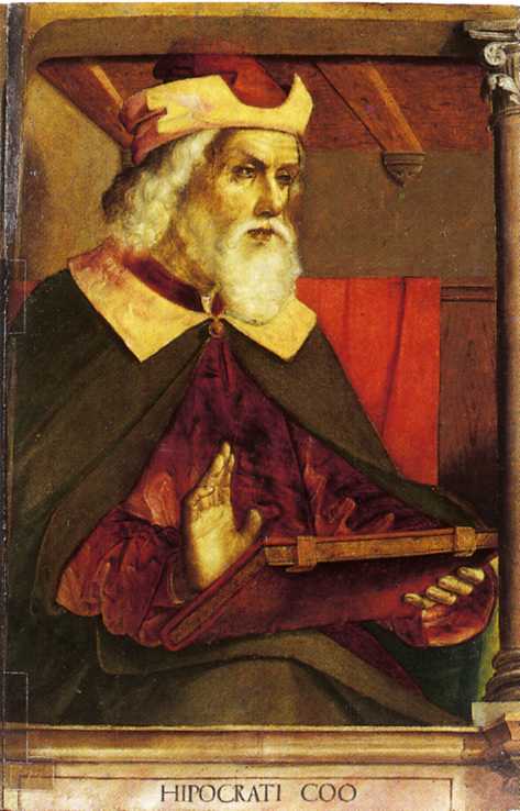 Ippocrate (dipinto) di Giusto di Gand, Berruguete Pedro (sec. XV)