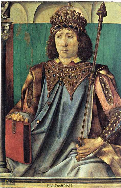 Salomone (dipinto) di Giusto di Gand, Berruguete Pedro (sec. XV)