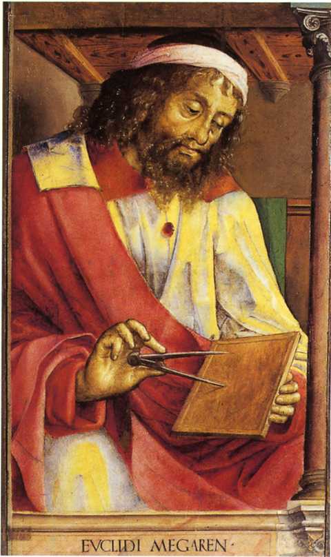 Euclide (dipinto) di Giusto di Gand, Berruguete Pedro (sec. XV)