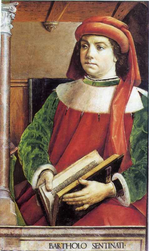 Bartolo da Sassoferrato (dipinto) di Giusto di Gand, Berruguete Pedro (sec. XV)