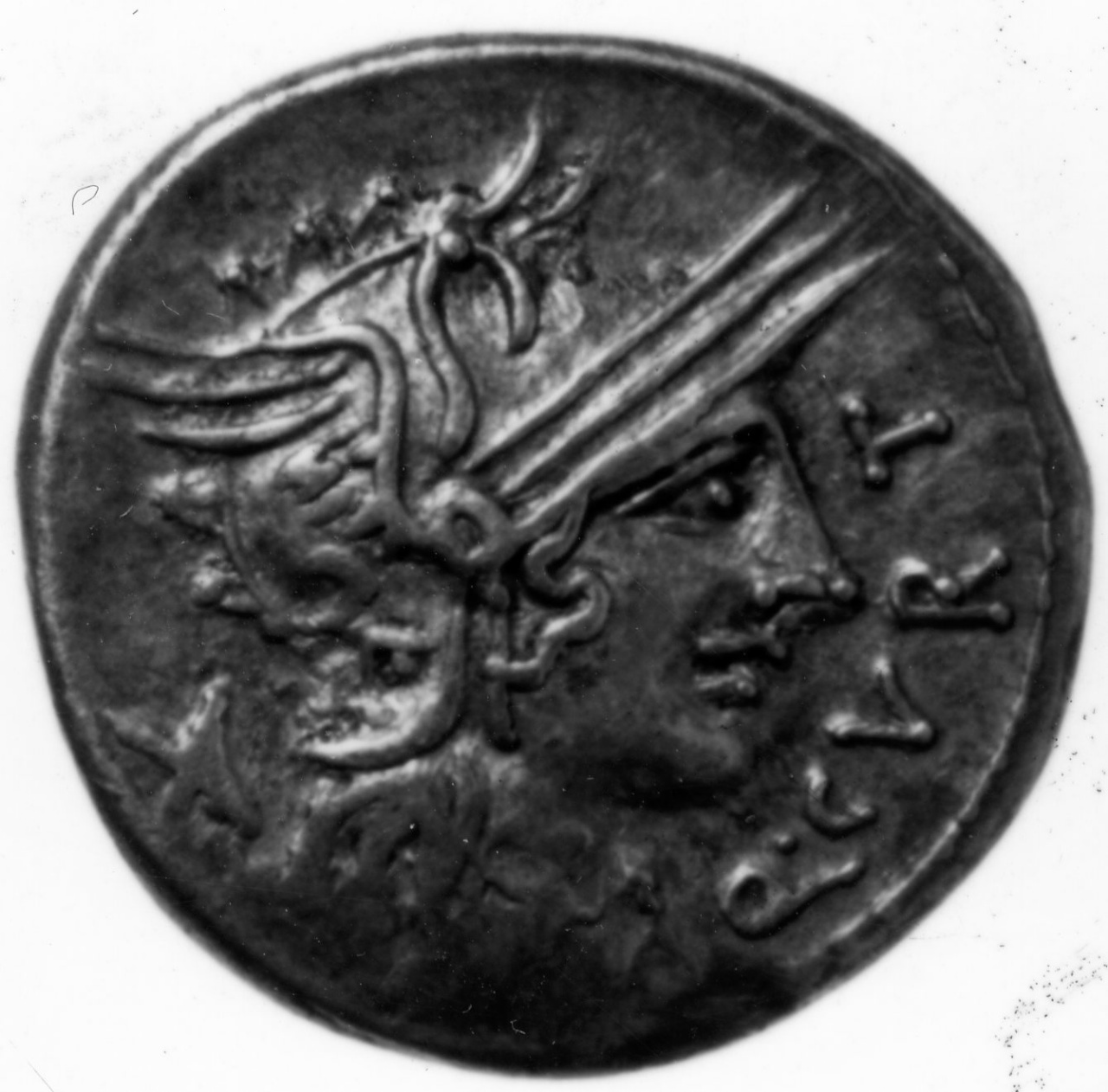 moneta - denario - scuola italica (sec. II)