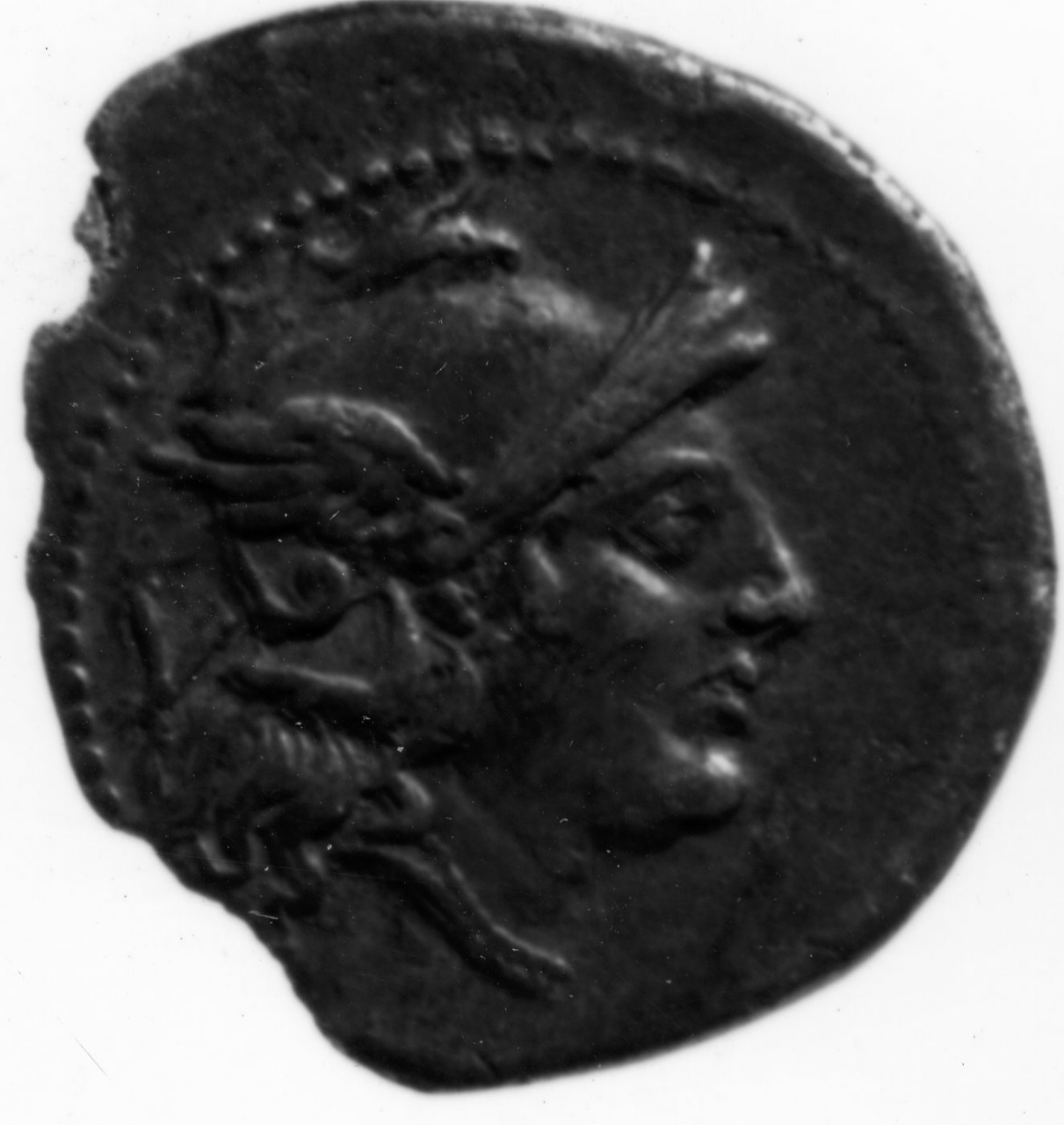 moneta - quinario - scuola italica (sec. III)