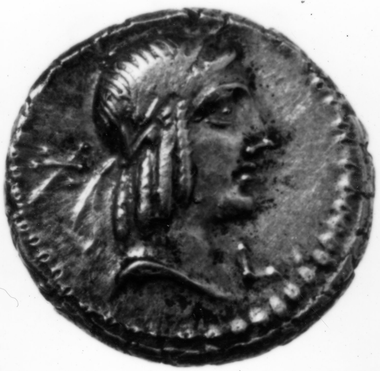 moneta - denario - scuola italica (sec. I)