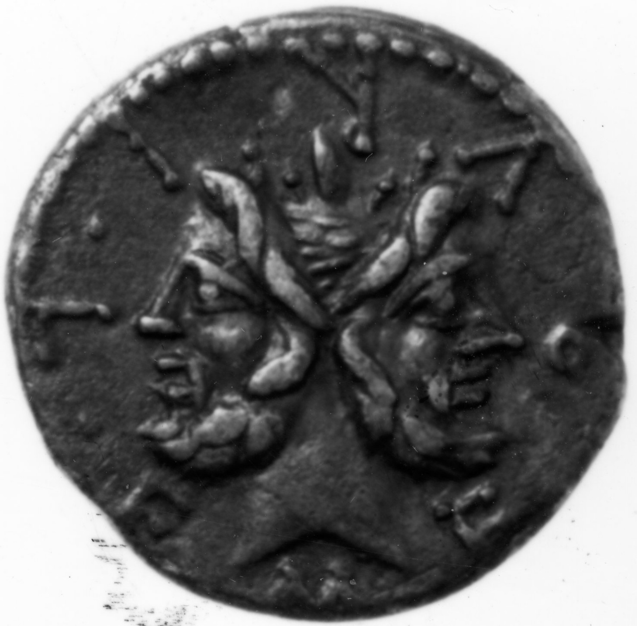 moneta - denario - scuola italica (sec. II)