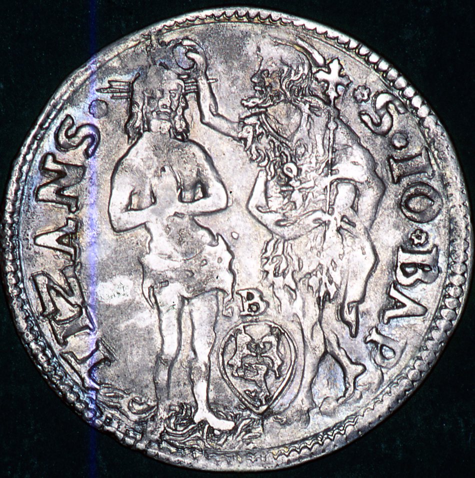 moneta - carlino da 10 soldi - bottega toscana (inizio sec. XVI)