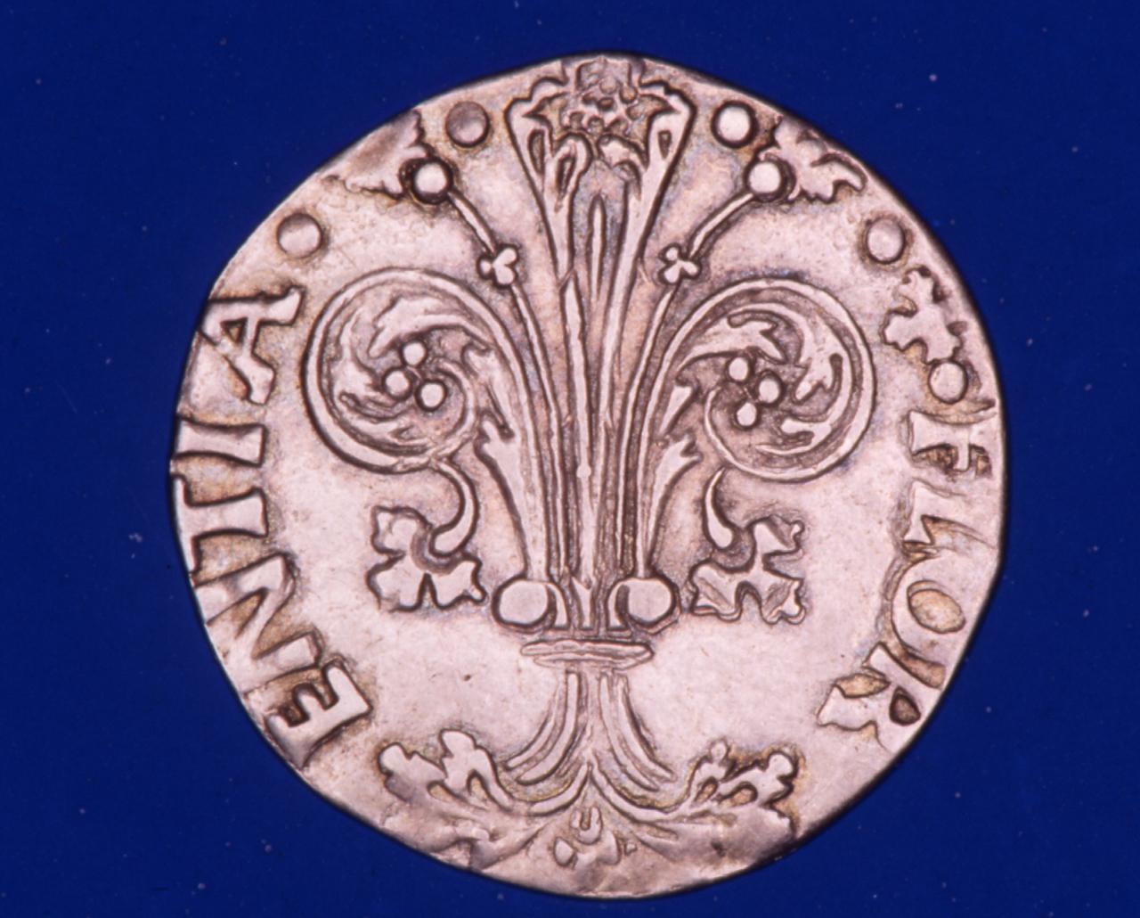 moneta - grosso da 6 soldi e 8 denari - bottega fiorentina (inizio sec. XV)