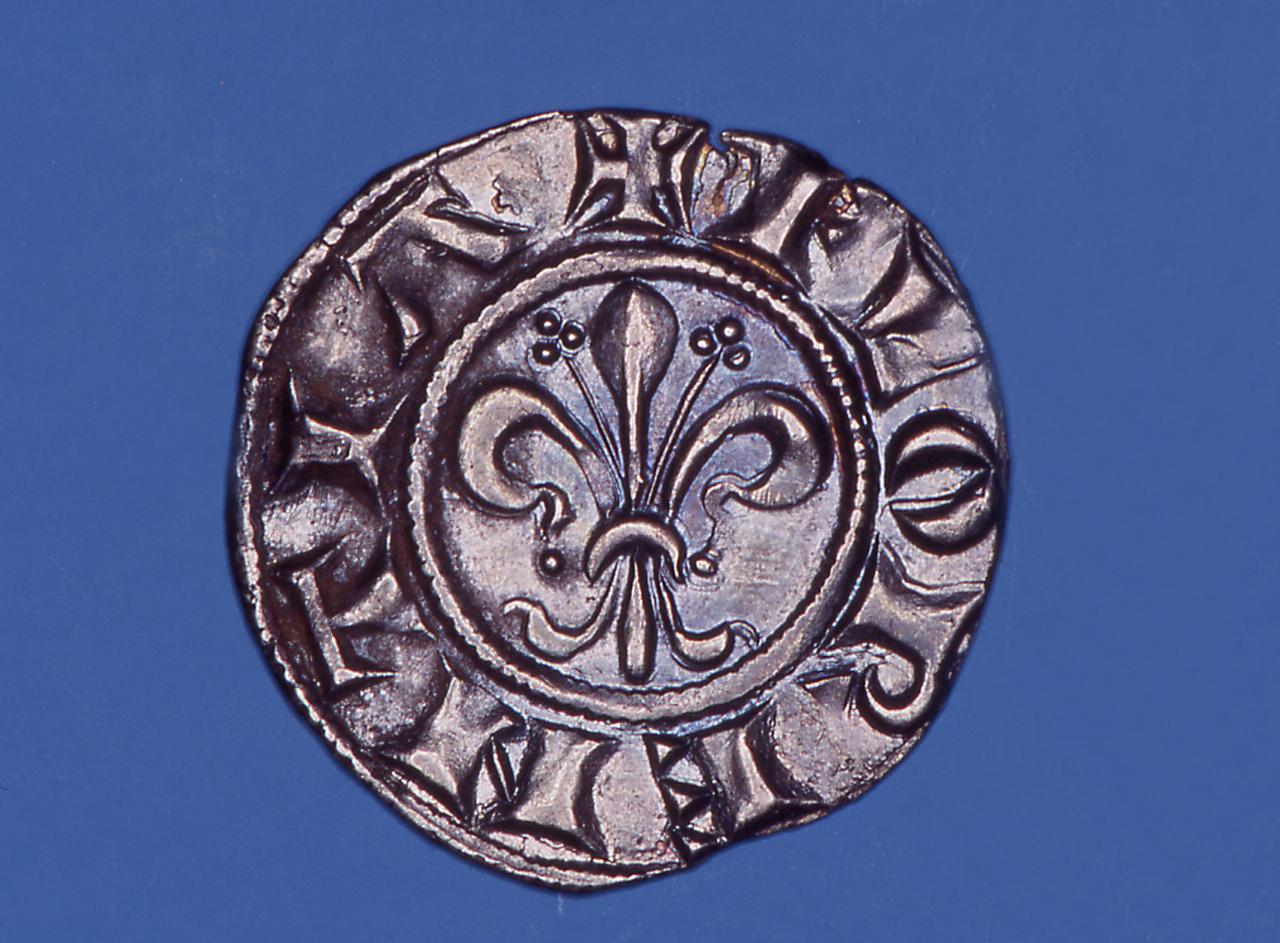 moneta - fiorino di stella da 12 denart - bottega fiorentina (seconda metà sec. XIII)