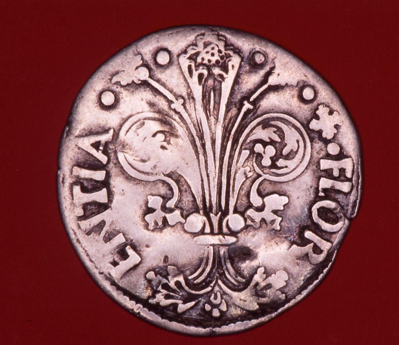 moneta - grosso da 6 soldi e 8 denari - bottega fiorentina (terzo quarto sec. XV)