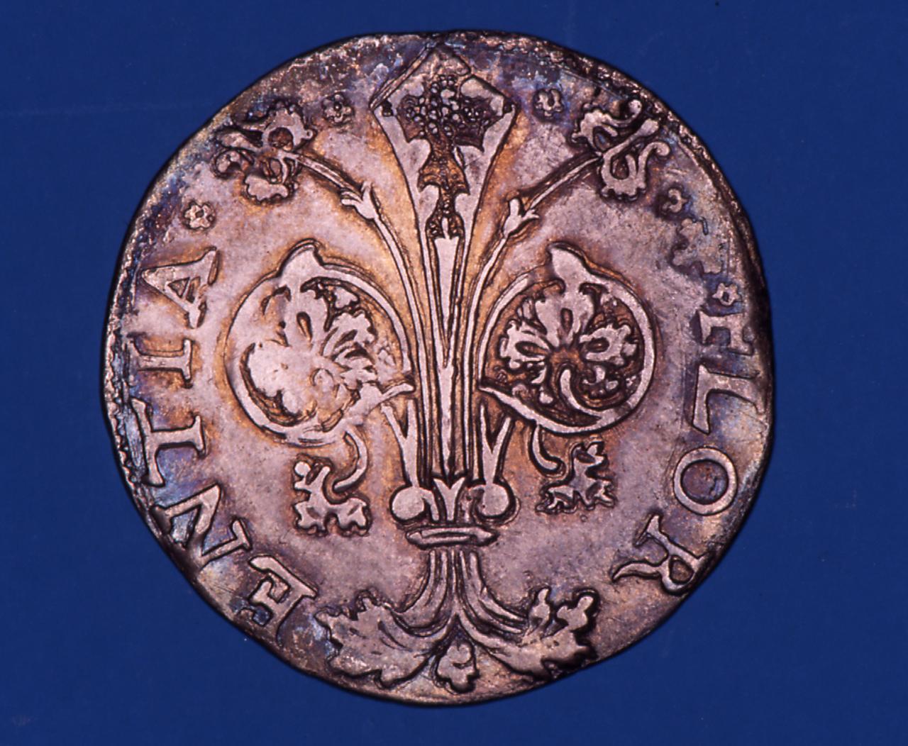 moneta - barile da 10 soldi - bottega fiorentina (primo quarto sec. XVI)