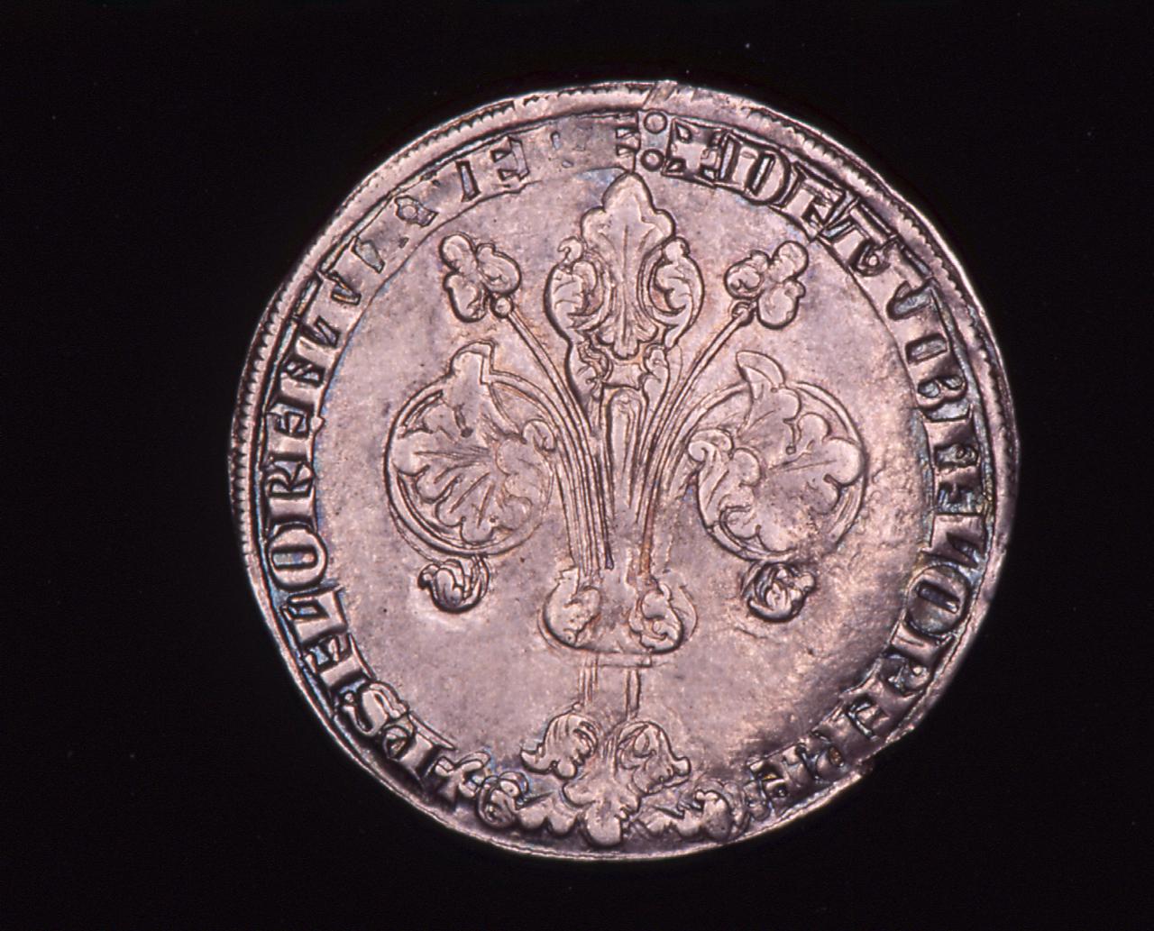 moneta - guelfo da 20 denari - bottega fiorentina (ultimo quarto sec. XIII)