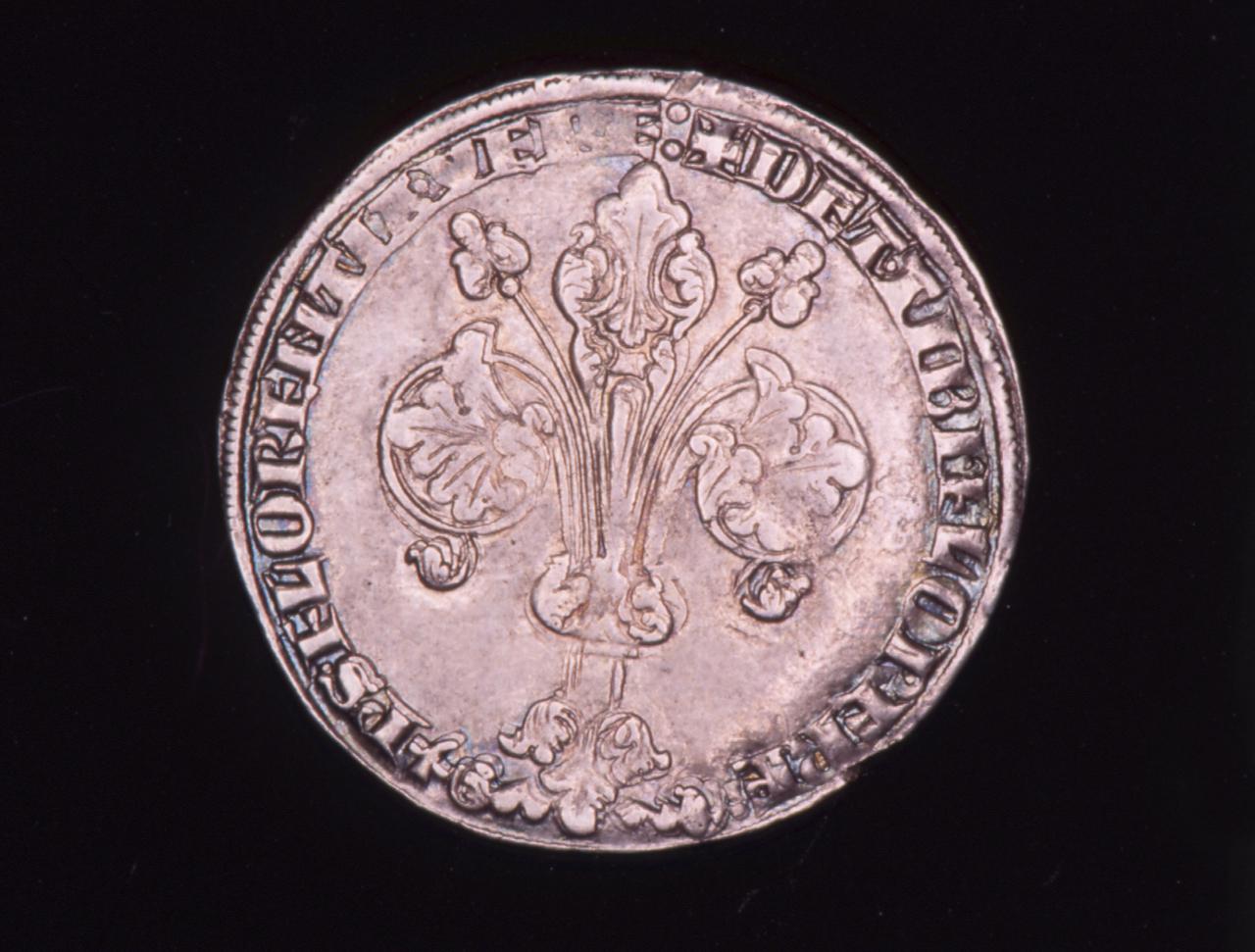 moneta - guelfo da 20 denari - bottega fiorentina (ultimo quarto sec. XIII)