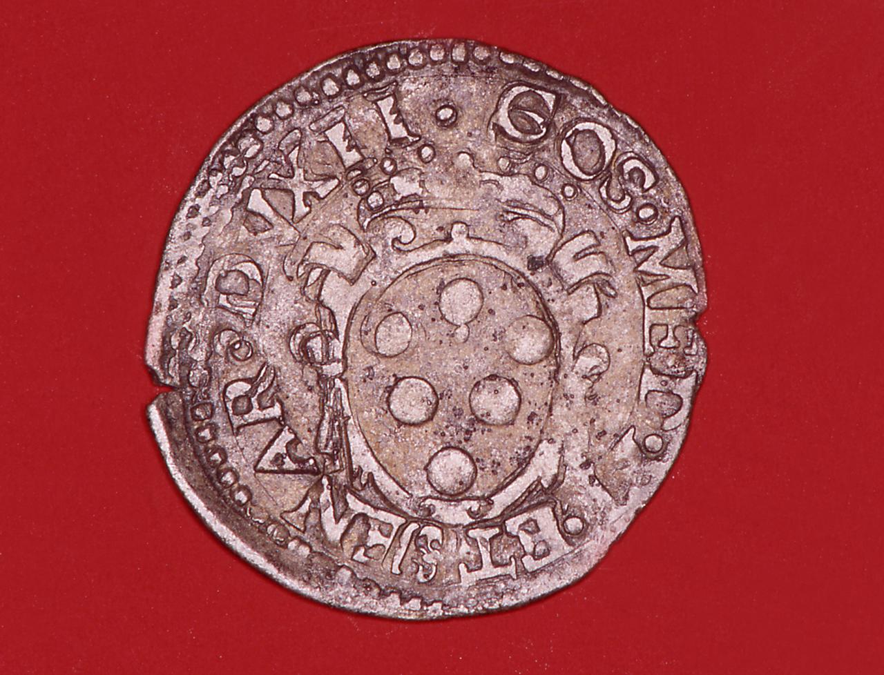 moneta - mezzo giulio - bottega toscana (sec. XVI)
