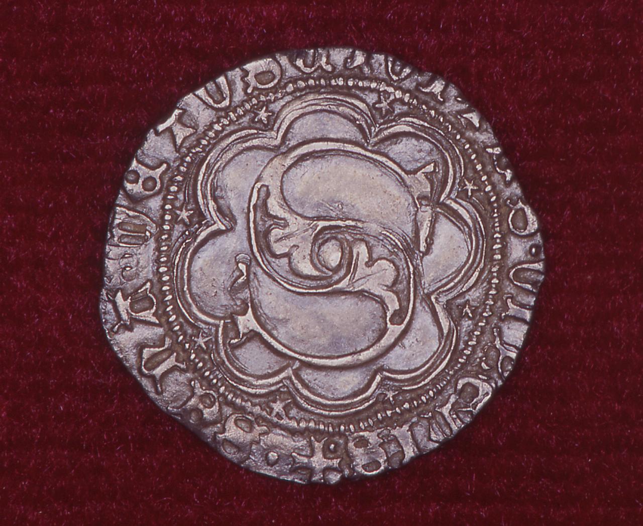 moneta - grosso da 5 soldi e mezzo - bottega toscana (seconda metà sec. XIV)