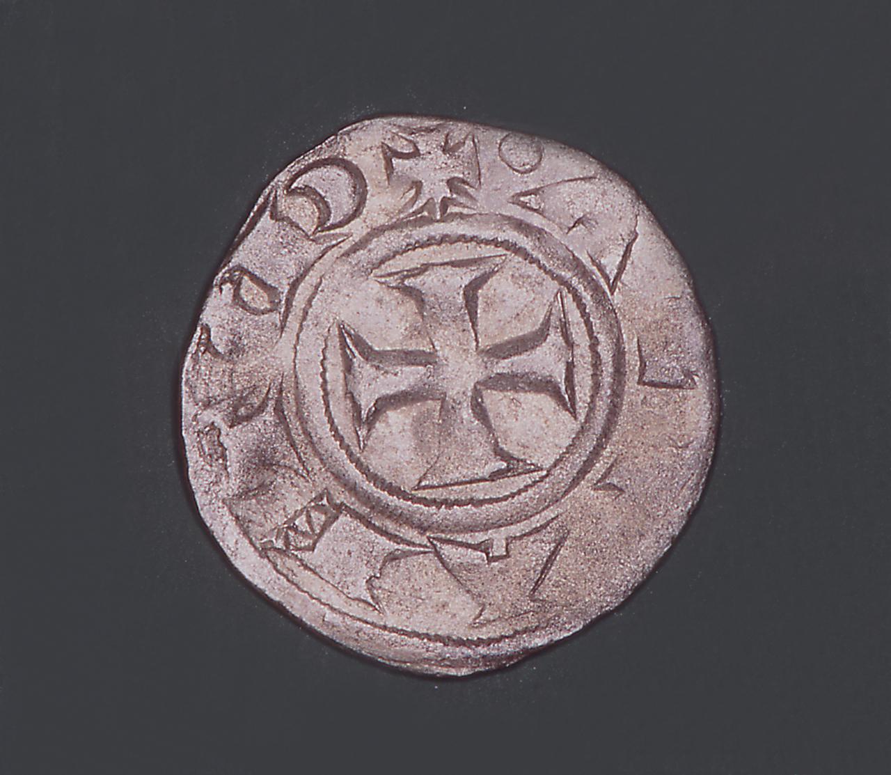 moneta - denaro piccolo - bottega toscana (metà sec. XIII)