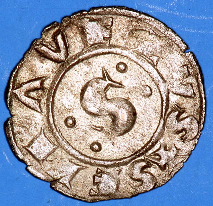 moneta - denaro piccolo - bottega toscana (metà sec. XIII)