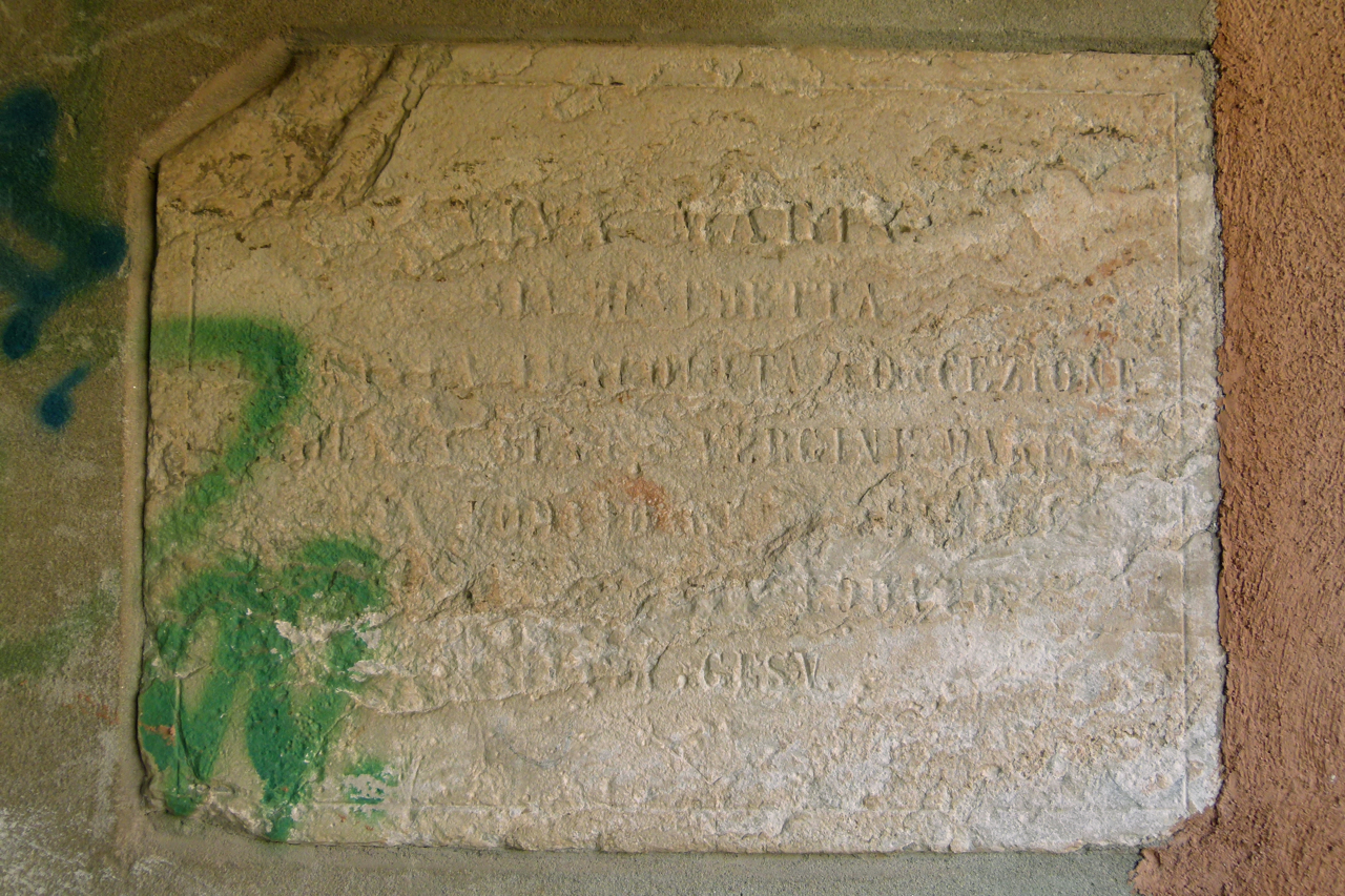 soggetto assente (lapide, opera isolata) - ambito veneziano (secc. XVIII-XIX)