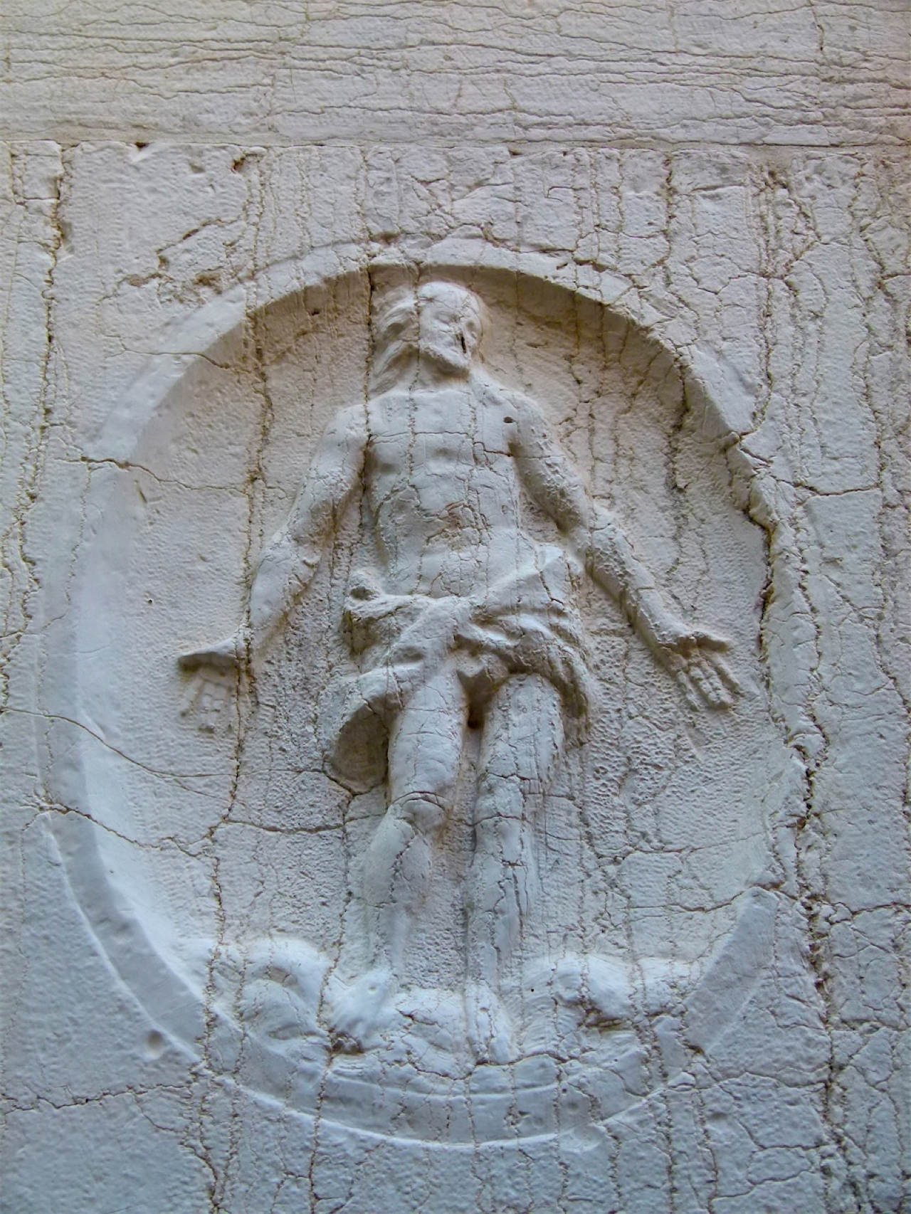 Cristo risorto (rilievo, elemento d'insieme) - ambito veneziano (sec. XVII)