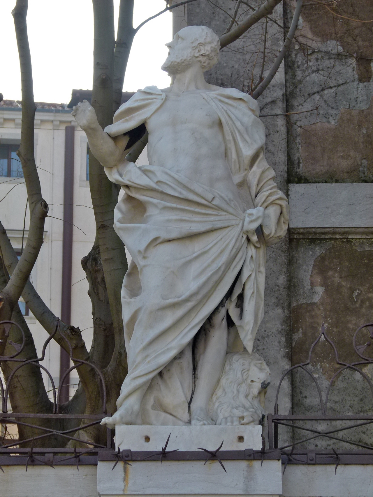 San Marco Evangelista, leone (statua, insieme) di Marinali Orazio (attribuito) - ambito veneziano (sec. XVIII)
