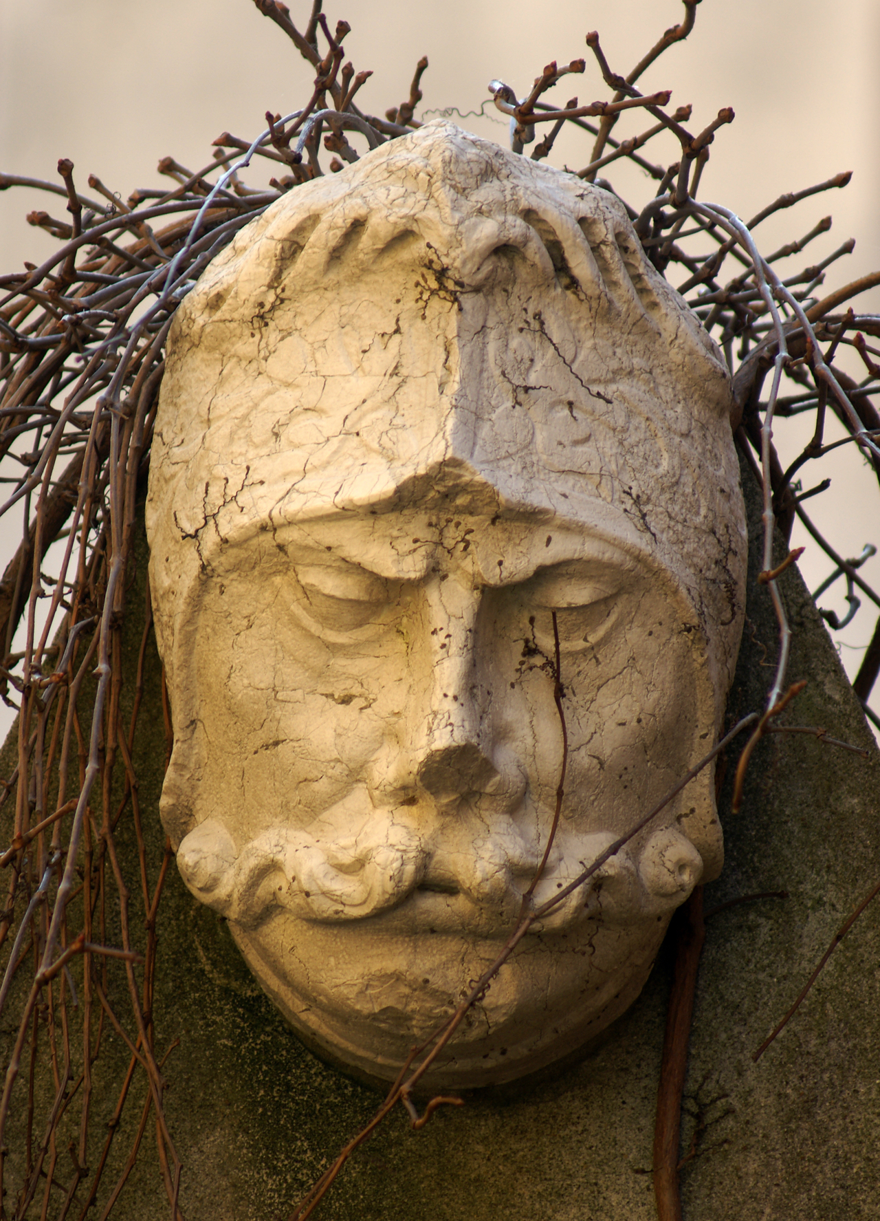 guerriero (chiave di volta, opera isolata) - ambito veneziano (sec. XVII)