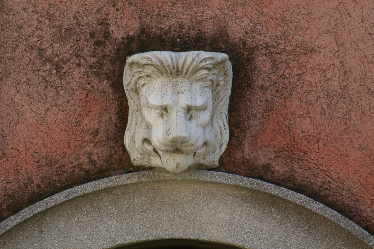 testa di leone (scultura, opera isolata) - ambito veneziano (sec. XIX)