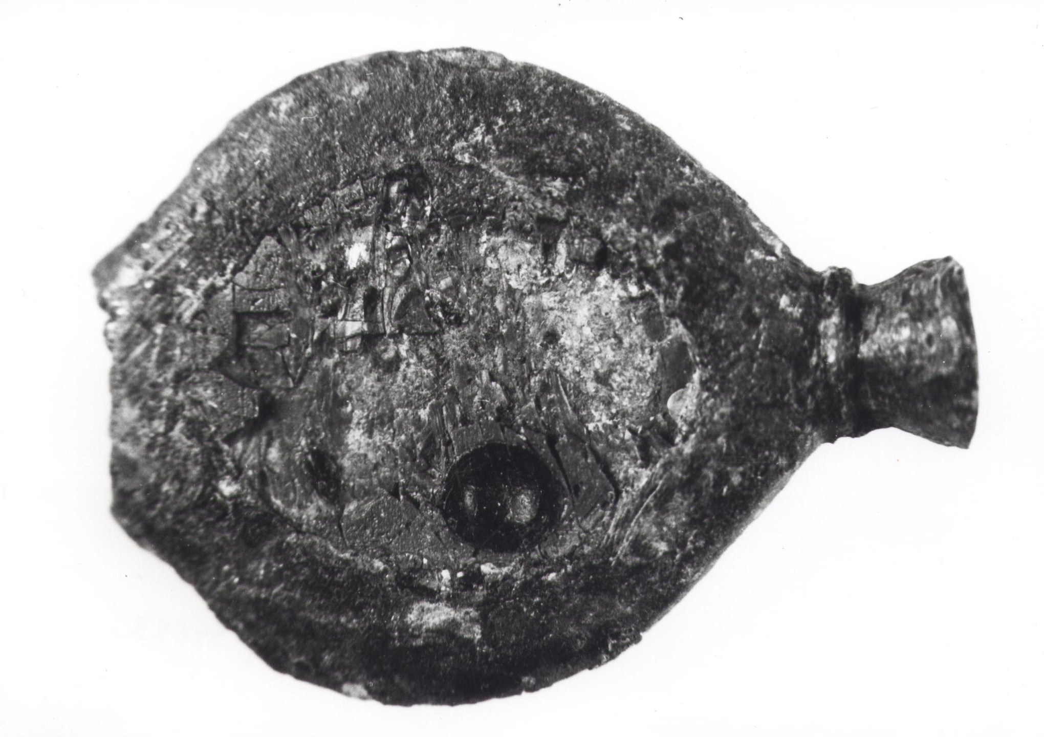 scatola portasigillo/ coperchio (secc. I d.C./ IV d.C)