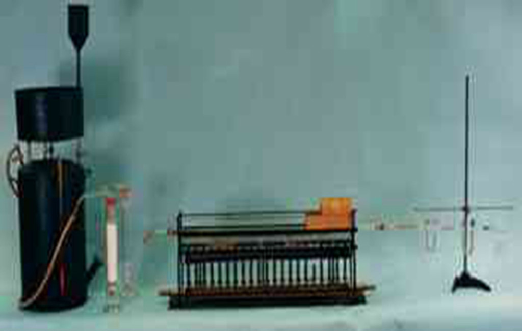 di Liebig e Glasser (apparecchio, per analisi C, H) (fine/ fine sec. XIX)