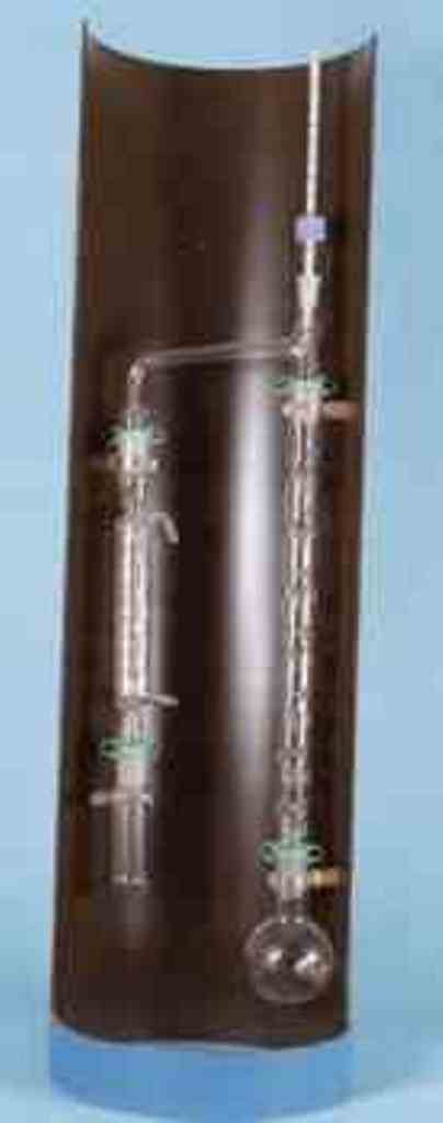 distillatore, con colonna di Vigreux (fine sec. XX)