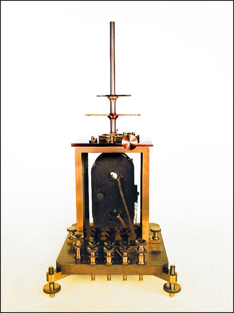 galvanometro, GALVANOMETRO ASTATICO A SPECCHIO DI THOMSON PER CORRENTI TERMOELETTRIC (1887)