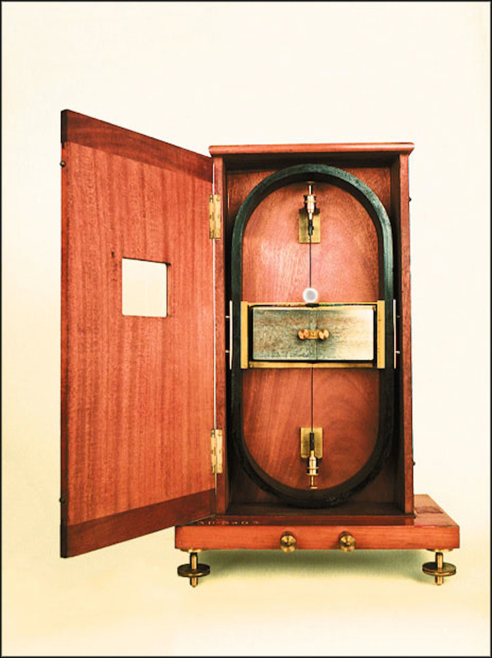 galvanometro, GALVANOMETRO D'ARSONVAL A SPECCHIO PER OSSERVAZIONI BALISTICHE (1890)