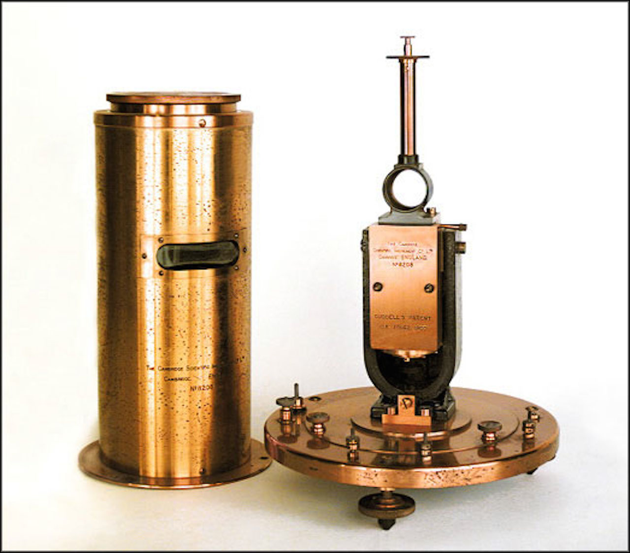 galvanometro, GALVANOMETRO CORAZZATO DEPREZ-D'ARSONVAL (1905)
