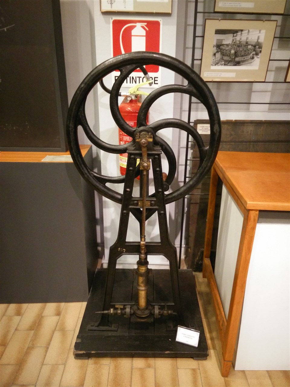 pompa, POMPA GOLAZ A UN CILINDRO (PREMENTE E ASPIRANTE) (1875)