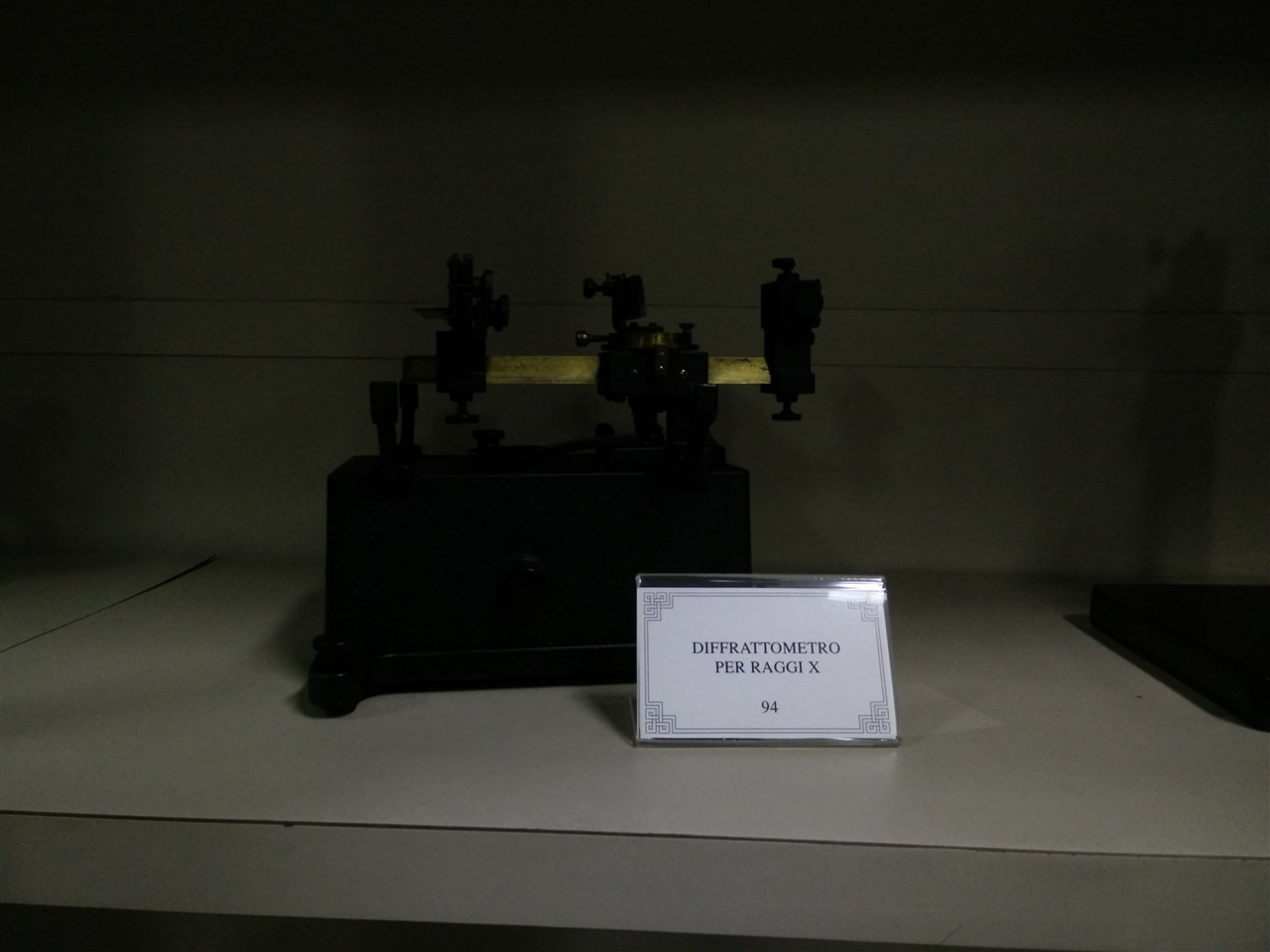 diffrattometro, DIFFRATTOMETRO PER RAGGI X (Prima metà XX sec)