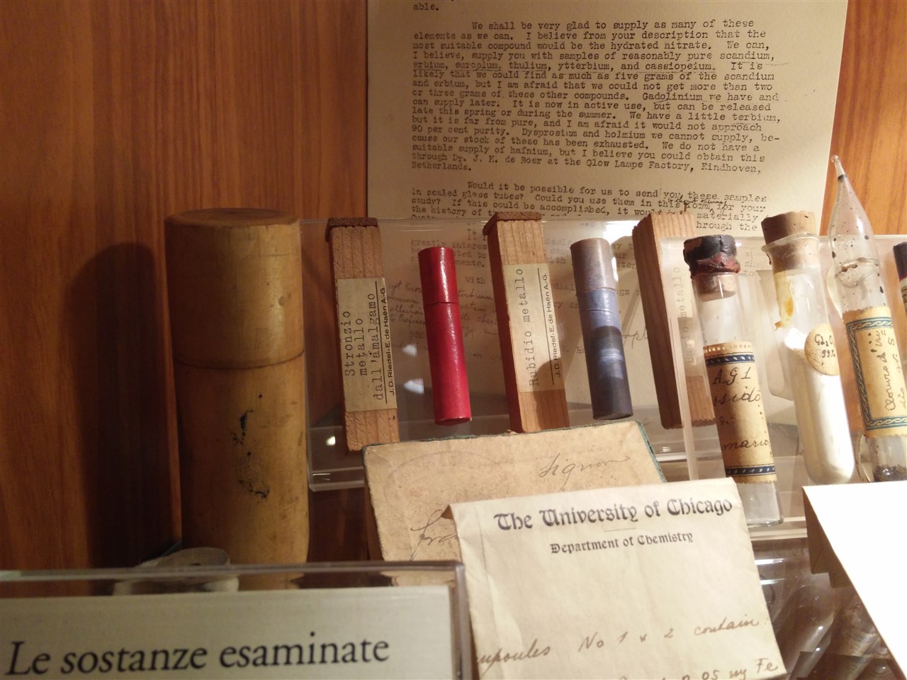 contenitore, CONTENITORI DI LEGNO PER PROVETTE CON SOSTANZE DA BOMBARDARE (1934 ca)