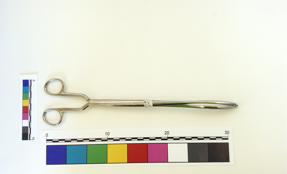 pinza di Levret per la presa dell’utero (pinza, Strumento medico) (XX sec)