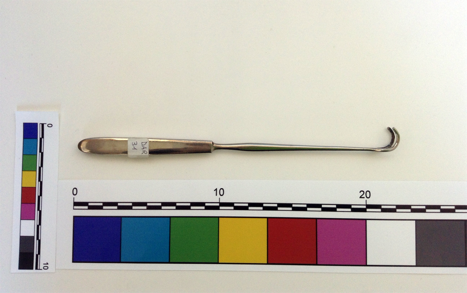 gancetto per tonsille a doppia punta (gancio, Strumento medico) (XX sec)