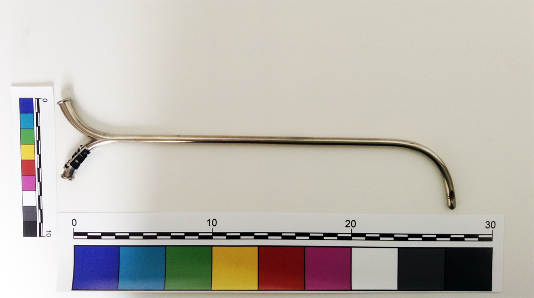 Sonda per lavaggio uterino con rubinetto (sonda, Strumento medico) (XX sec)