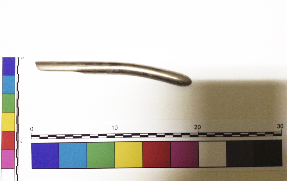 Dilatatore uterino conico con estremità appiattita (dilatatore, Strumento medico) (XX sec)